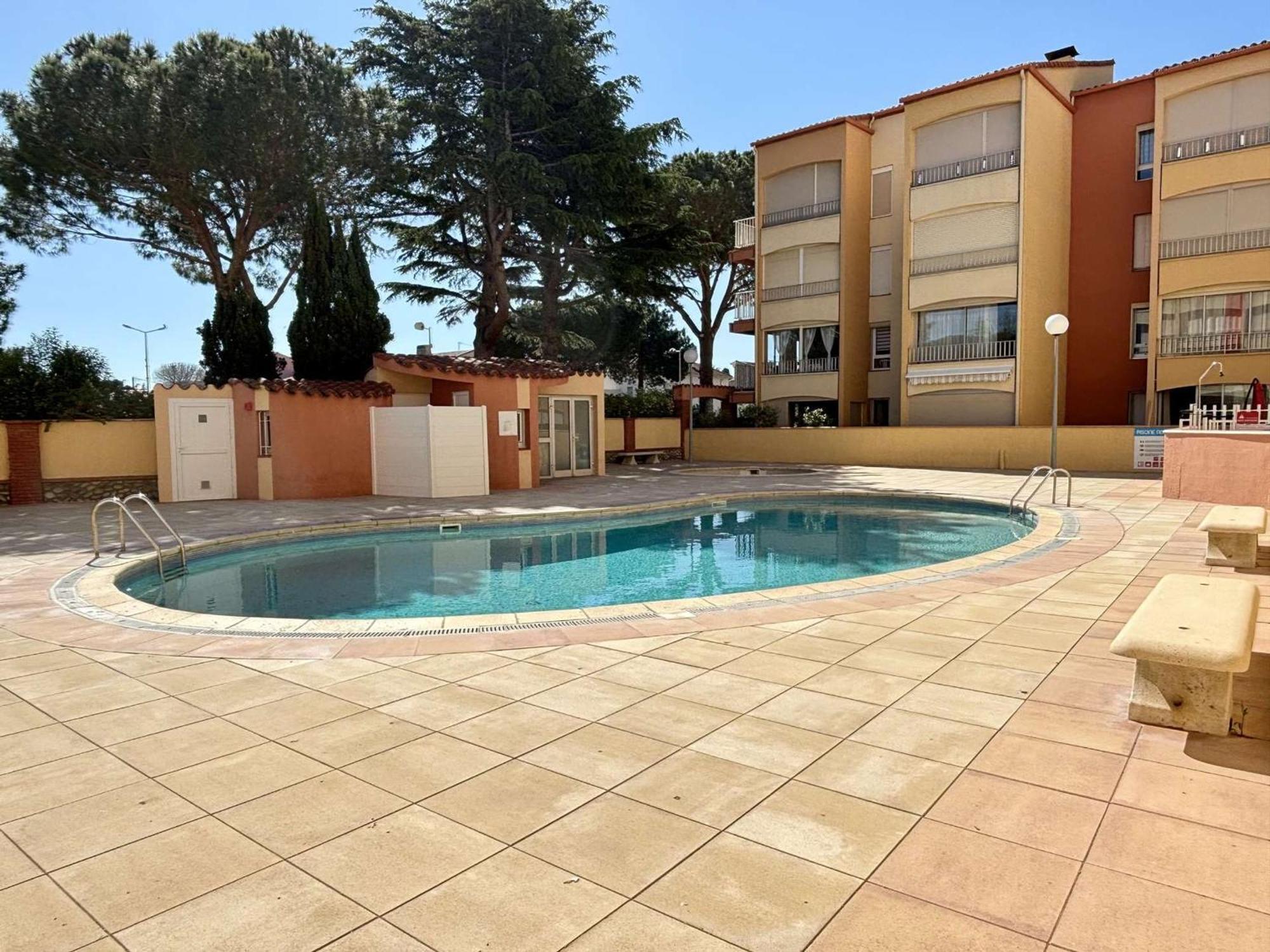 Studio/Cabine 4 Pers, Piscine, Proche Mer, Argeles-Sur-Mer - Fr-1-225-33 Zewnętrze zdjęcie